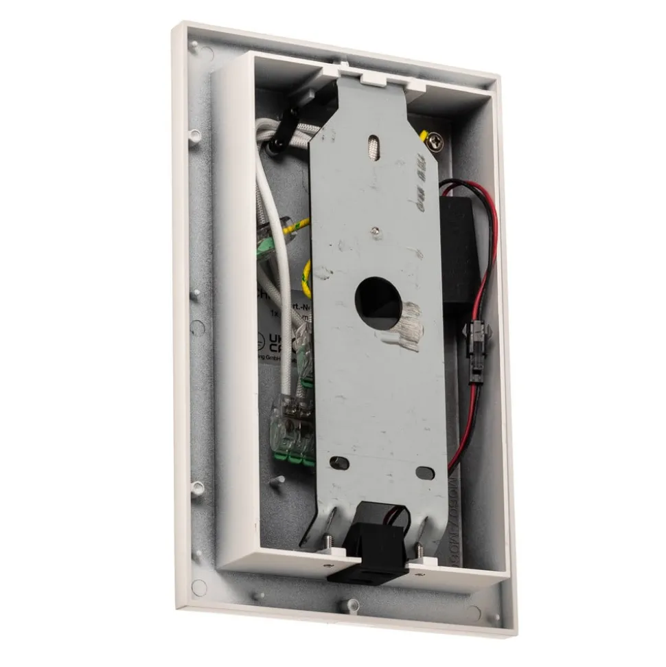 Arcchio spot Brinja, wit, metaal, USB-C, schakelaar, GU10