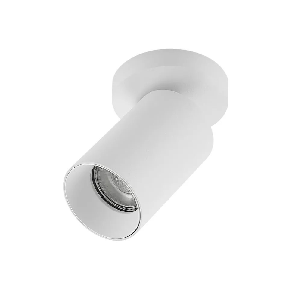 Arcchio spot Brinja, wit, rond, 12 cm hoog, Ø 6 cm