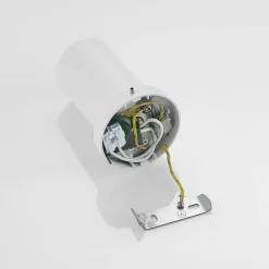 Arcchio spot Brinja, wit, rond, 12 cm hoog, Ø 6 cm