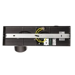 Arcchio spot Brinja, zwart, hoekig, Ø 7 cm, 2-lamps, GU10