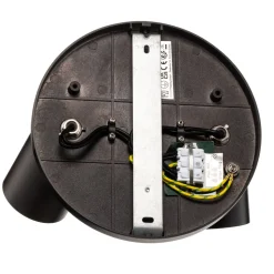 Arcchio spot Brinja, zwart, rond, Ø 7 cm, 2-lamps, GU10