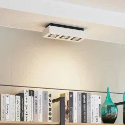 Arcchio spot Vince, 36 cm, 3-lamps, wit/chroom, GU10