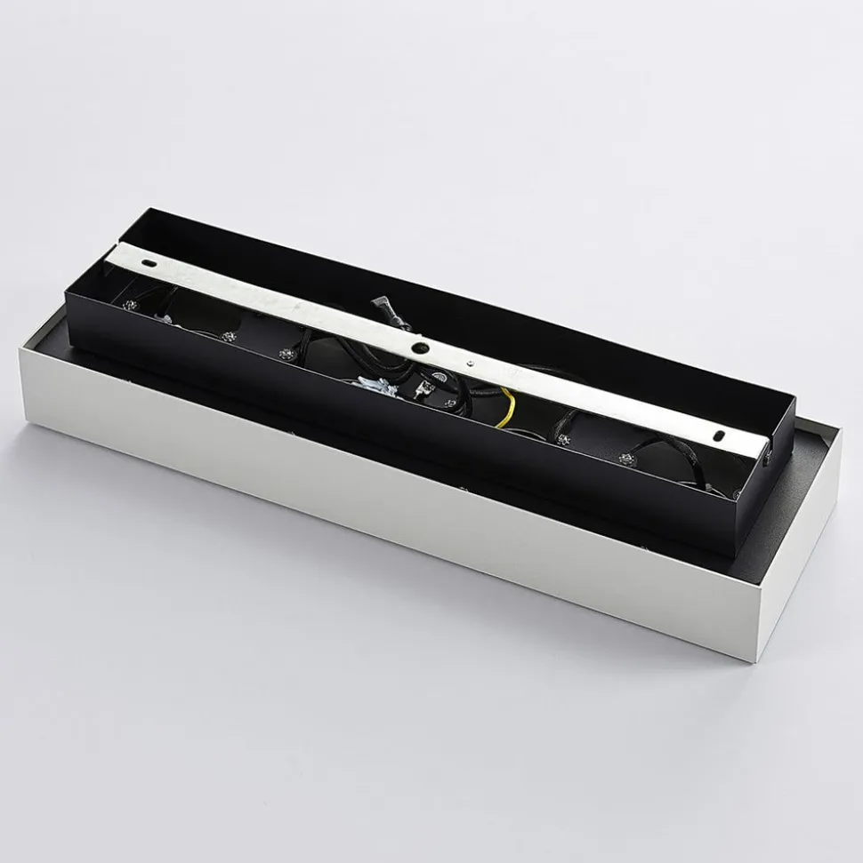 Arcchio spot Vince, 47 cm, 4-lamps, wit/chroom, GU10