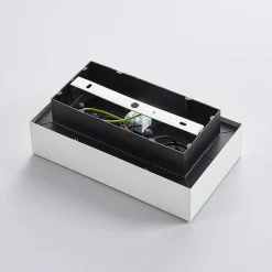 Arcchio spot Vince, 25 cm, 2-lamps, wit/chroom, GU10