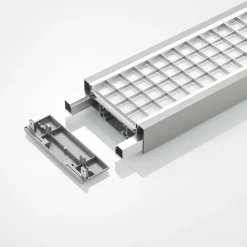 Arcchio Susi LED kantoor hanglamp, zilver, 120 cm, 4000K, DALI