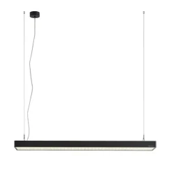 Arcchio Susi LED kantoor hanglamp, zwart, 120cm, 4000K, DALI