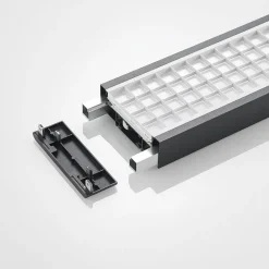 Arcchio Susi LED kantoor hanglamp, zwart, 120cm, 4000K, DALI