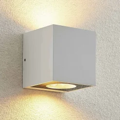 Arcchio Tassnim buitenwandlamp wit 2-lamps