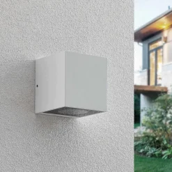 Arcchio Tassnim buitenwandlamp wit 2-lamps