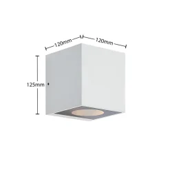 Arcchio Tassnim buitenwandlamp wit 2-lamps