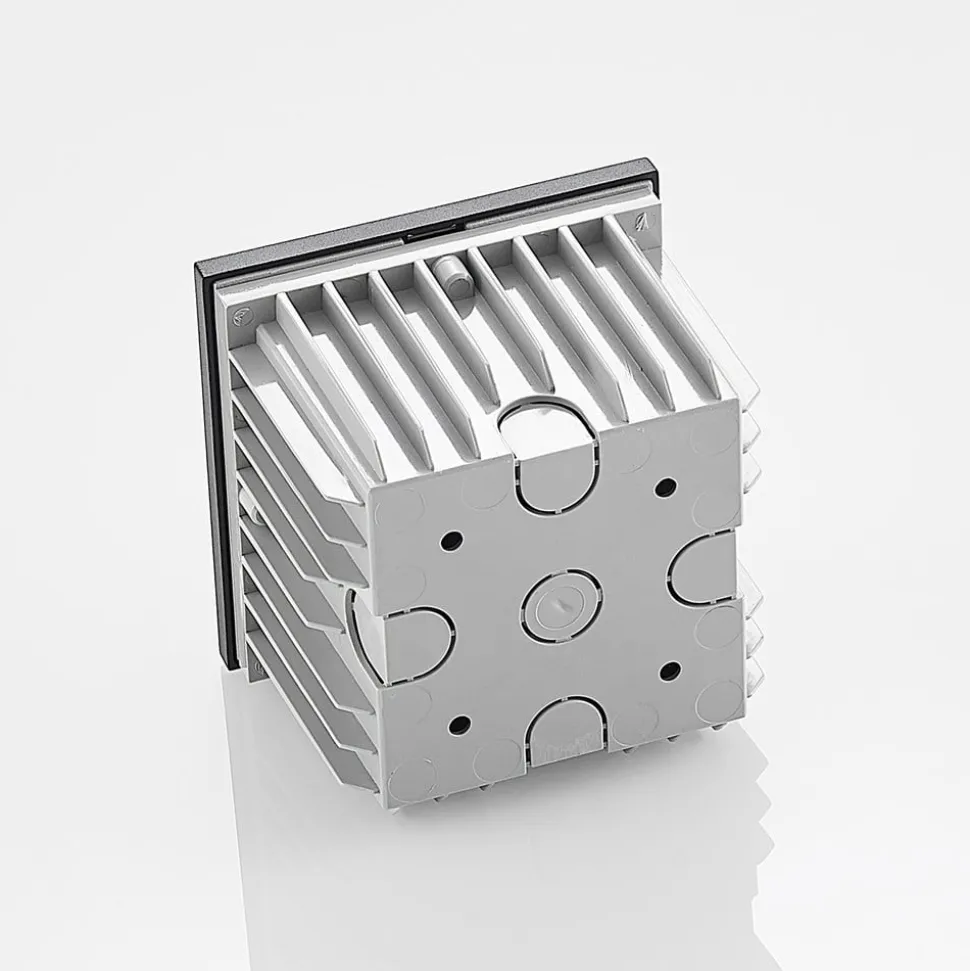 Arcchio wand inbouwlamp Zamo, G9, zwart, 12 cm, IP65