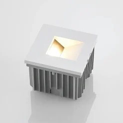 Arcchio wand inbouwlamp Zamo, G9, wit, 12cm, metaal, IP65