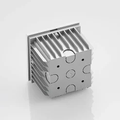 Arcchio wand inbouwlamp Zamo, G9, wit, 12cm, metaal, IP65