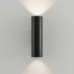 Arcchio wandlamp Brinja, zwart, metaal, up/down, GU10