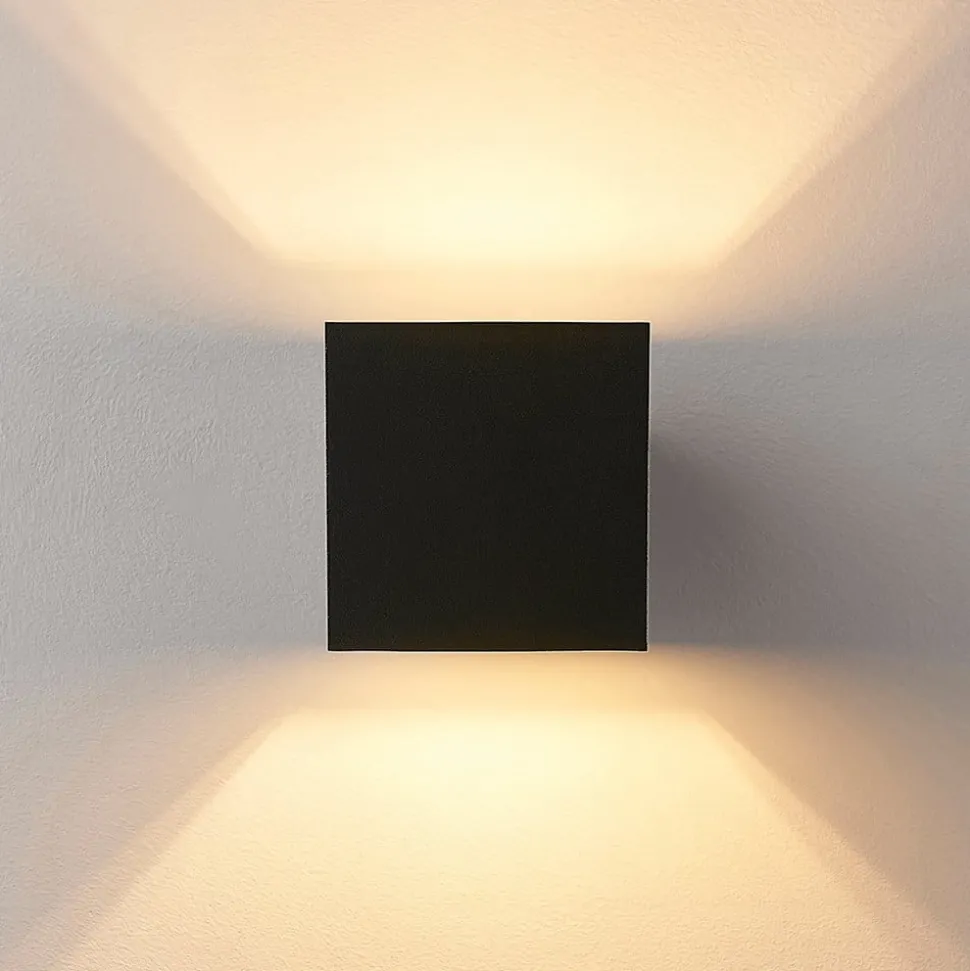 Arcchio wandlamp Zuzana, set van 2, zwart, G9, 10 cm breed