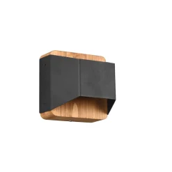 Arino LED wandlamp, zwart, breedte 12,2 cm