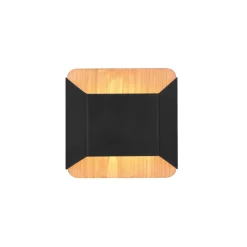 Arino LED wandlamp, zwart, breedte 12,2 cm