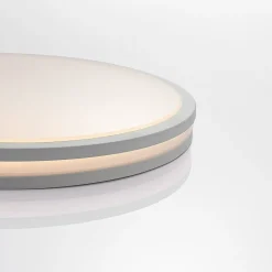 Arnim LED plafondlamp, wit, kunststof, Ø 49cm, IP44