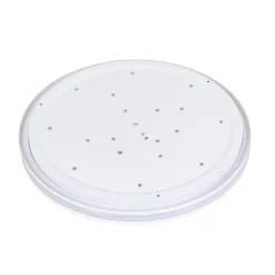 Arnim LED plafondlamp, wit, kunststof, Ø 49cm, IP44