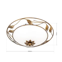 AROSA plafondlamp in landhuisstijl, 40 cm