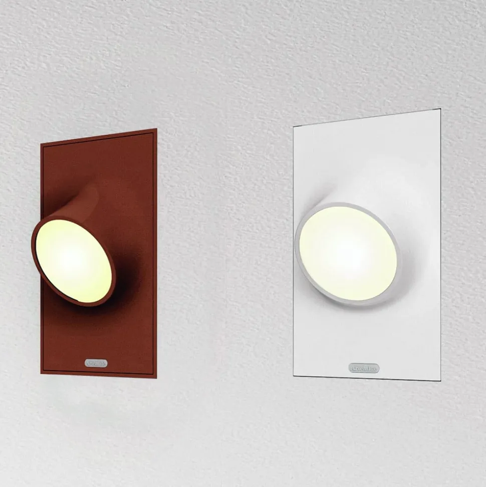 Artemide Ciclope LED inbouwlamp, roest