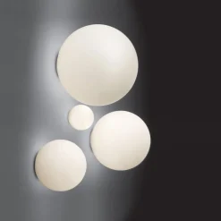 Artemide Dioscuri wandlamp, IP44, Ø 14 cm