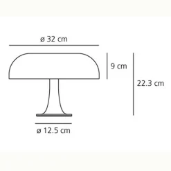 Artemide Nessino - Design tafellamp, oranje