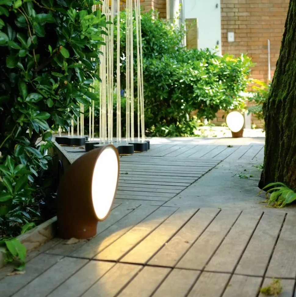 Artemide Piroscafo LED sokkellamp IP65, grijs