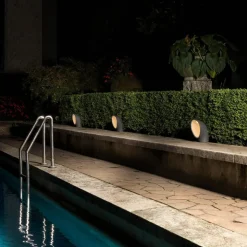 Artemide Piroscafo LED sokkellamp IP65, grijs