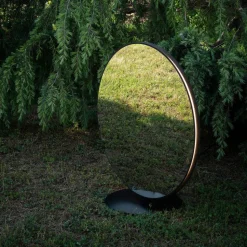 Artemide Se|eS LED standspiegel zwart hoogte 73cm