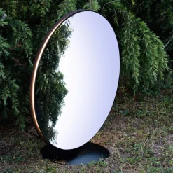 Artemide Se|eS LED standspiegel zwart hoogte 73cm