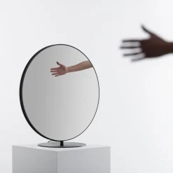 Artemide Se|eS LED standspiegel zwart hoogte 73cm