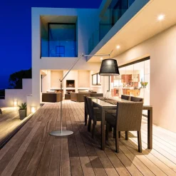 Artemide Tolomeo buitenlamp, kap zwart