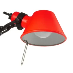 Artemide Tolomeo Micro Bicolour tafel zwart/koraal
