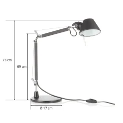 Artemide Tolomeo Micro tafellamp, zwart
