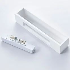 Arya wandlamp, omhoog/omlaag, wit, gips, G9, 2-lamps, overschilderbaar