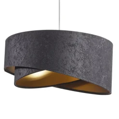 Asymmetrische hanglamp Emi 2-kleurig