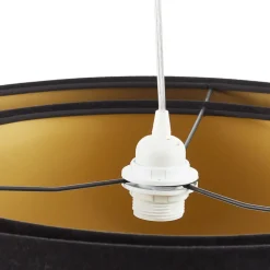 Asymmetrische hanglamp Emi 2-kleurig