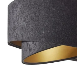 Asymmetrische hanglamp Emi 2-kleurig