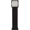 Athene LED tuinpadverlichting, IP54, zwart, hoogte 65 cm, metaal