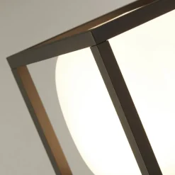 Athene LED tuinpadverlichting, IP54, zwart, hoogte 65 cm, metaal