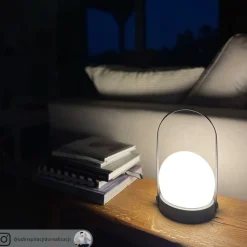 Audo Carrie LED sfeerlamp met accu IP44, zwart