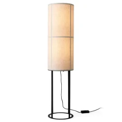 Audo Hashira vloerlamp met metalen voet, naturel