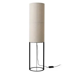 Audo Hashira vloerlamp met metalen voet, naturel