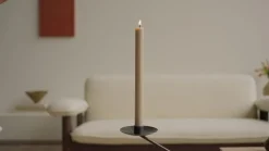 Audo kandelaar Interconnect, zwart, hoogte 25,5 cm