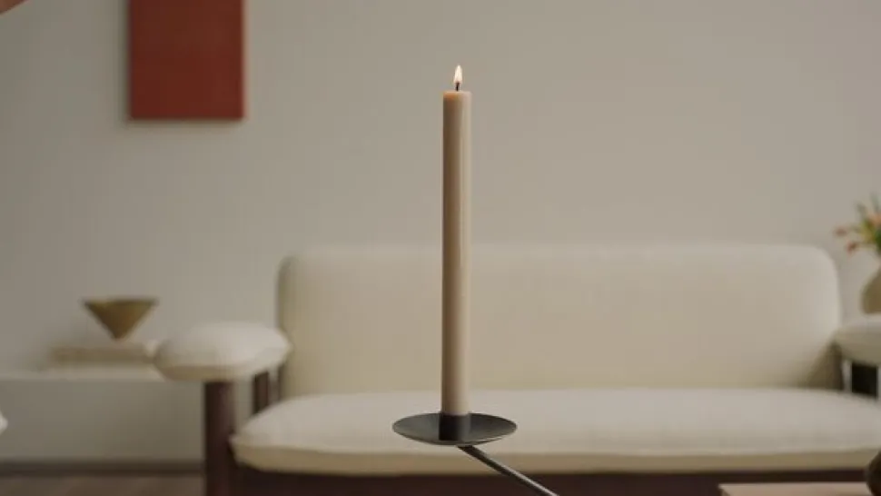 Audo kandelaar Interconnect, zwart, hoogte 25,5 cm