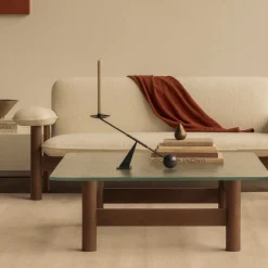 Audo kandelaar Interconnect, brons, hoogte 25,5 cm