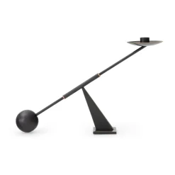 Audo kandelaar Interconnect, brons, hoogte 25,5 cm