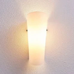 Aurora - elegante wandlamp met glasscherm