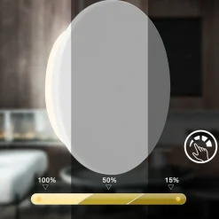 Aurora LED buitenwandlamp, wit, met touchdimmer, IP54